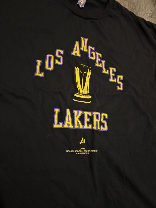 LA Lakers 2023 In-Season Tournament Champions T-shirt - Image 2