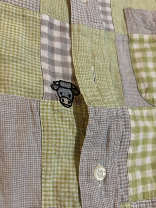 Baby Milo by BAPE OG 2006 Patchwork Button Down Shirt - Image 2